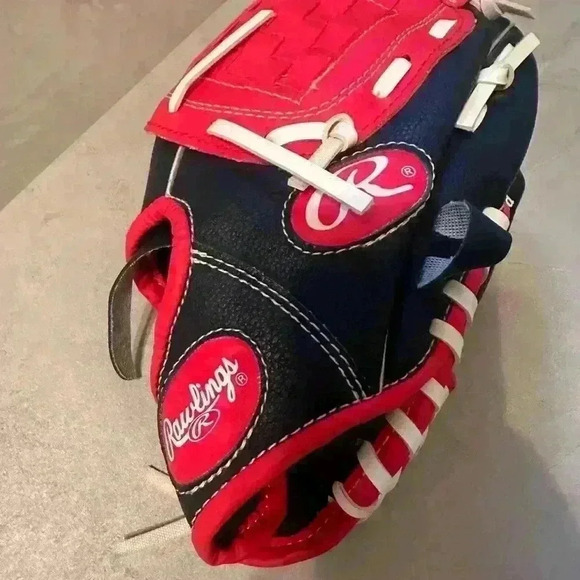 Rawlings Playmaker Series WPL95NS Basket Web Youth T-Ball Glove,9.5 Right Throw - Picture 2 of 8